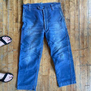 Vintage French Worker Pants